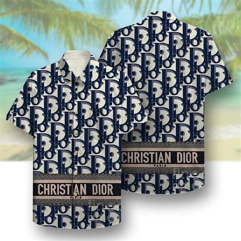 christian dior hawaiian shirt